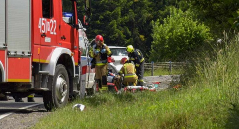 Nie żyje motocyklistka z Nowego Targu / Fot. czytelnik