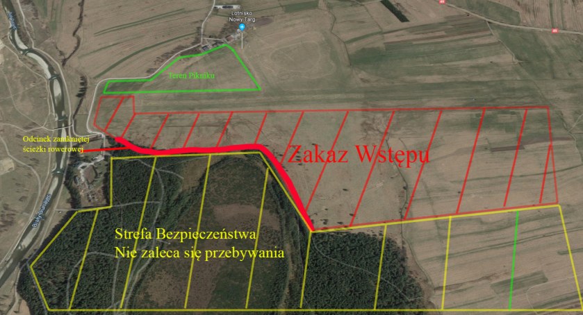 Sprawy lokalne, Utrudnienia Ścieżka pieszo rowerowa wokół Czerwonem zamknięta - zdjęcie, fotografia