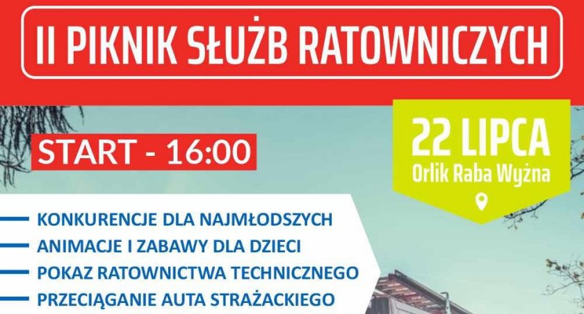 Festyny i pikniki, Piknik Służb Ratowniczych Rabie Wyżnej zobacz pracę ciesz atrakcjami - zdjęcie, fotografia