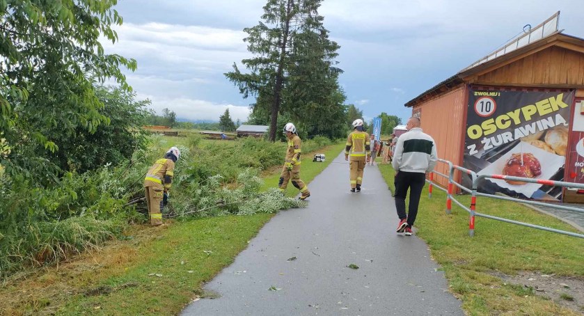 Informacje 112, Niebezpiecznie ścieżkach rowerowych - zdjęcie, fotografia