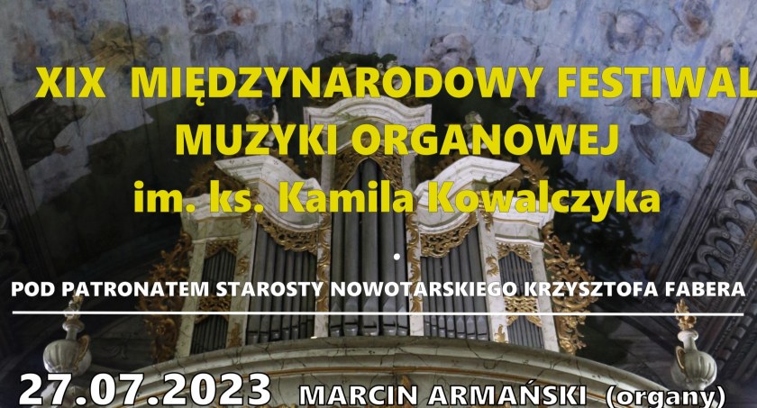 Koncerty, Międzynarodowy Festiwal Muzyki Organowej Kamila Kowalczyka - zdjęcie, fotografia