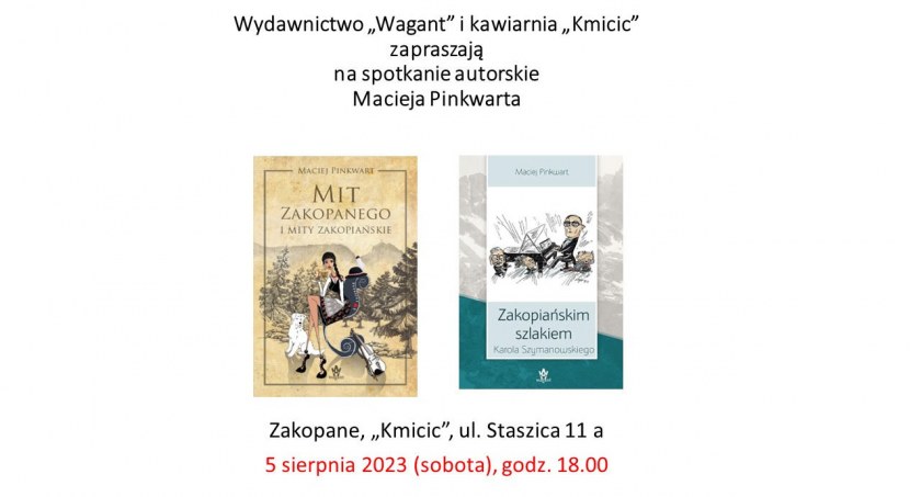 Spotkania, Spotkanie autorskie Macieja Pinkwarta - zdjęcie, fotografia