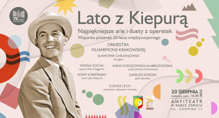 Koncerty, „Lato Kiepurą” Orkiestra Filharmonii Krakowskiej Rabce Zdroju - zdjęcie, fotografia