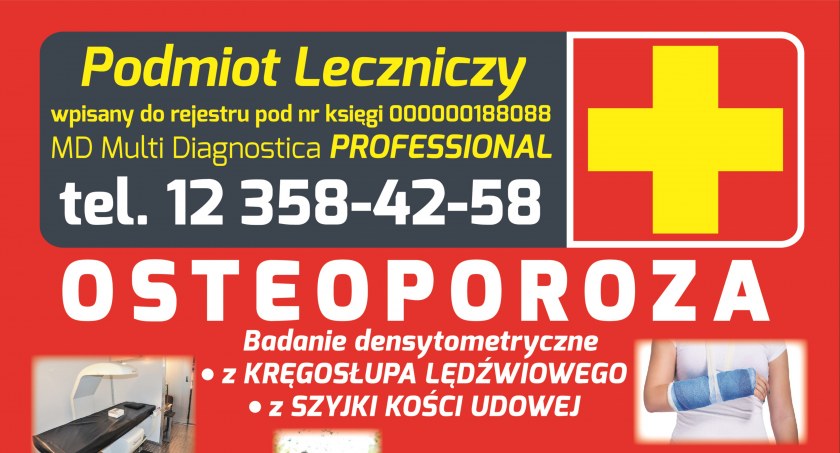 Polecamy, Zadbaj swoje kości badanie Osteoporozy Nowym Targu - zdjęcie, fotografia