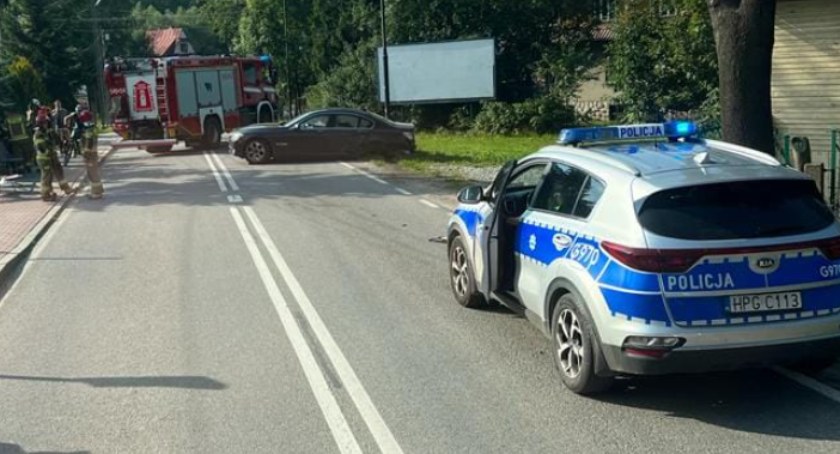 Dwie osoby ranne i zabrane do szpitala / Fot. KP PSP Zakopane