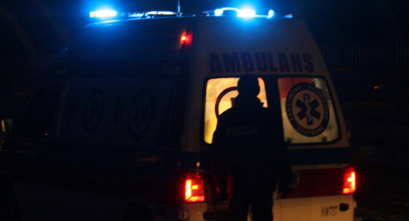 Wypadki, Wypadek pijanego nastolatka skuterze - zdjęcie, fotografia