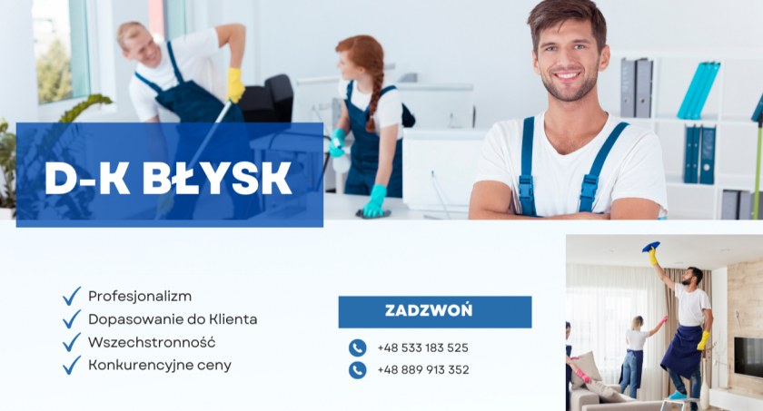 Polecamy, Błysk firma sprzątająca która łączy profesjonalizm ekologiczne podejście - zdjęcie, fotografia