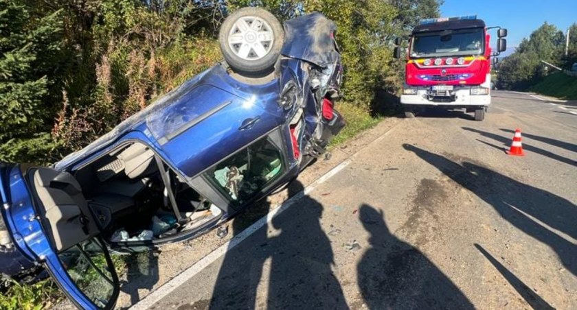 Kierowca oddalił się z miejsca zdarzenia / fot. KP PSP Zakopane