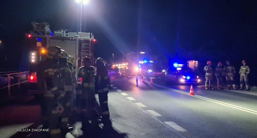 Pieszy miał prawie 3 promile alkoholu / Fot. KPP Zakopane