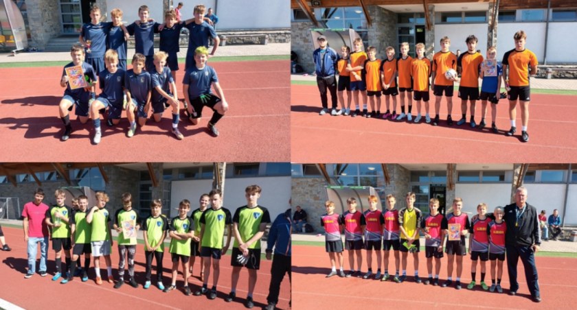 Piłka nożna, Igrzyska Młodzieży Szkolnej Ośrodka Sportowego piłce nożnej chłopców - zdjęcie, fotografia