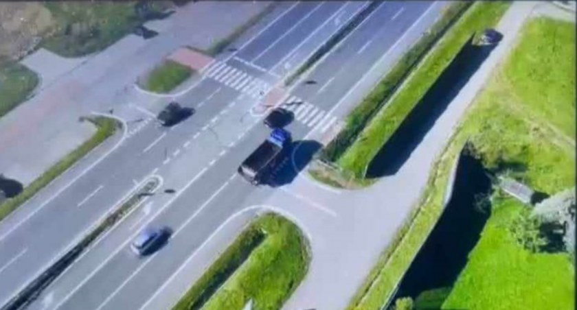 Policyjny dron w użyciu / Fot. KPP Nowy Targ
