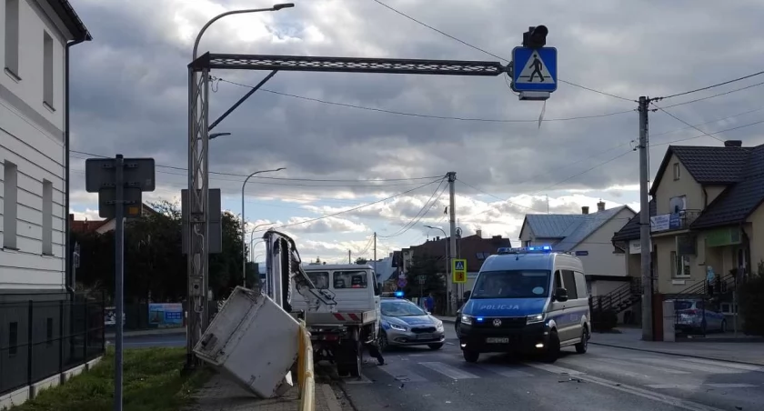 Groźny wypadek podczas prac nad przejściem / Fot. Piotr Duraj