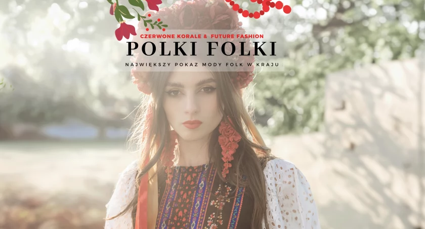 Moda i uroda, Polki Folki Czerwone Korale Future Fashion - zdjęcie, fotografia