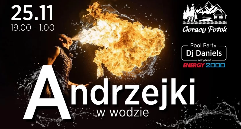 Kulturalne, Andrzejki termach Gorący Potok - zdjęcie, fotografia