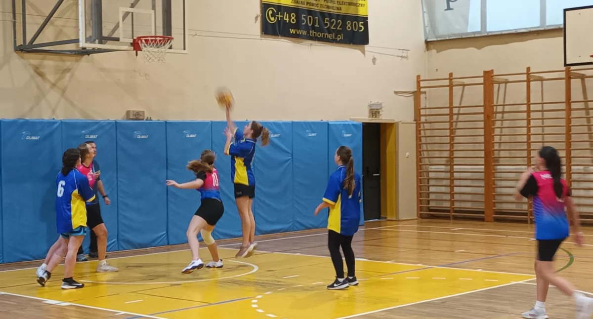 Inne sporty, Rozegrano Powiatową Liceliadę koszykówce dziewcząt - zdjęcie, fotografia