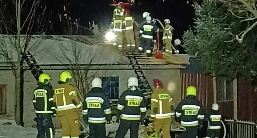 Pożar stolarni / Fot. Czytelnik