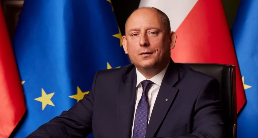 Ludzie, Wojewoda małopolski Krzysztof Klęczar - zdjęcie, fotografia