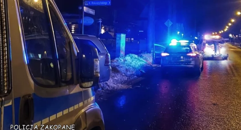 Chciał zbiec z miejsca zdarzenia / Fot. KPP Zakopane