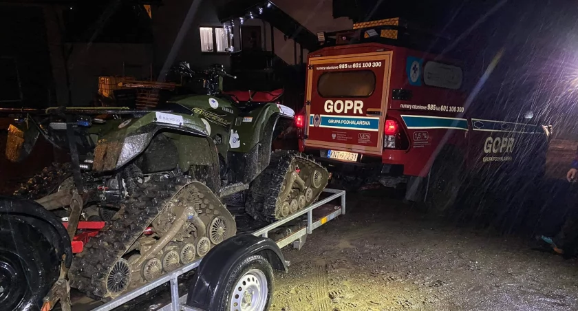 Nocna akcja ratowników GOPR / Fot. Grupa Podhalańska GOPR