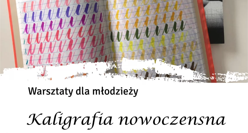 Warsztaty, Warsztaty kaligrafii nowoczesnej Muzeum Drukarstwa Nowym Targu - zdjęcie, fotografia