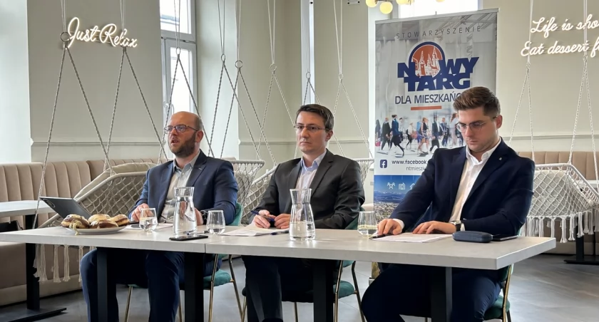 Briefing prasowy / Fot. Stowarzyszenie Nowy Targ dla Mieszkańców
