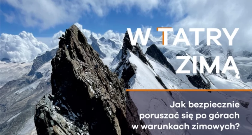 Góry, Tatry zimą bezpiecznie poruszać górach warunkach zimowych - zdjęcie, fotografia