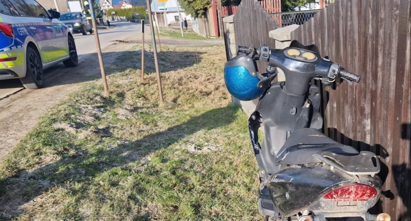 Motorowerzysta prowadził pod wpływem alkoholu / Fot KPP Zakopane