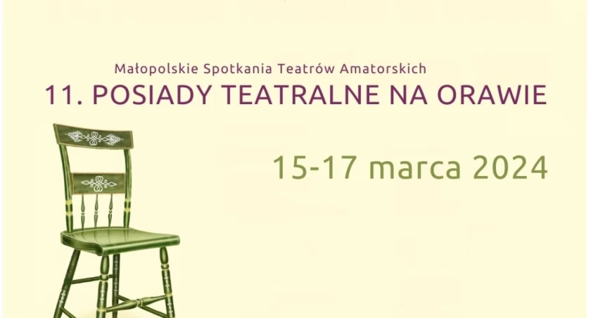 Kultura, Małopolskie Spotkania Teatrów Amatorskich Posiady Teatralne Orawie - zdjęcie, fotografia