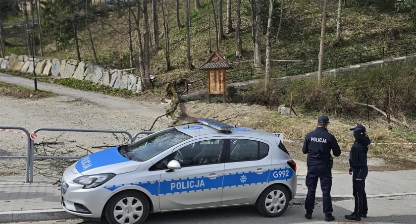 Kolejni poszkodowani przez halny / Fot. KKP Zakopane