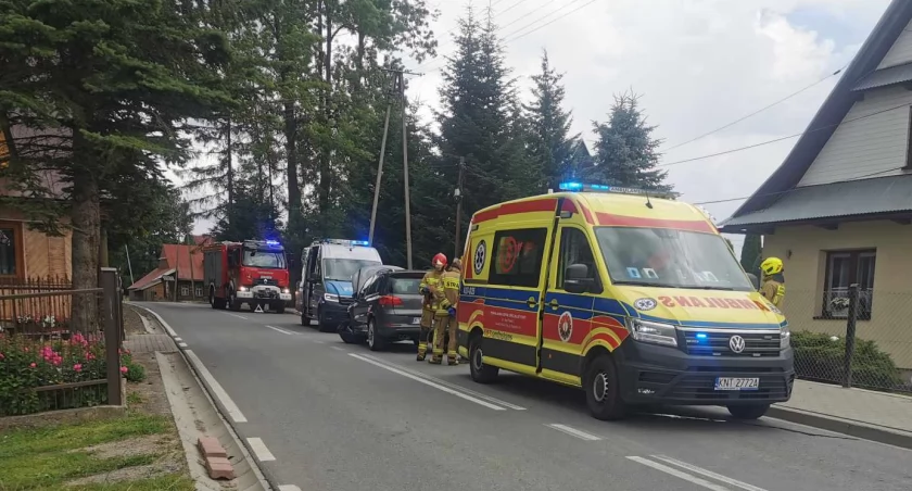 Zderzenie samochodów osobowych / Fot. Krauzowicz Pomoc Drogowa