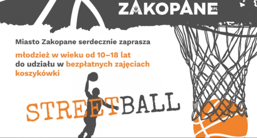 Sport szkolny, Bezpłatne zajęcia koszykówka Streetball - zdjęcie, fotografia