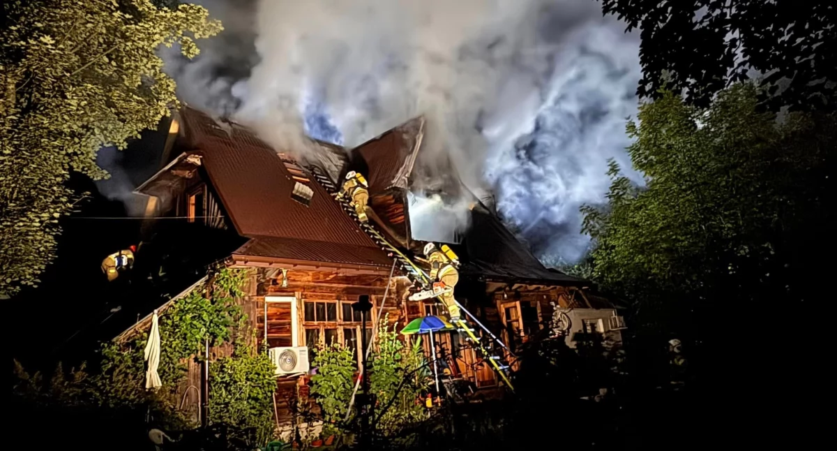 fot. OSP Poronin i KP PSP Zakopane