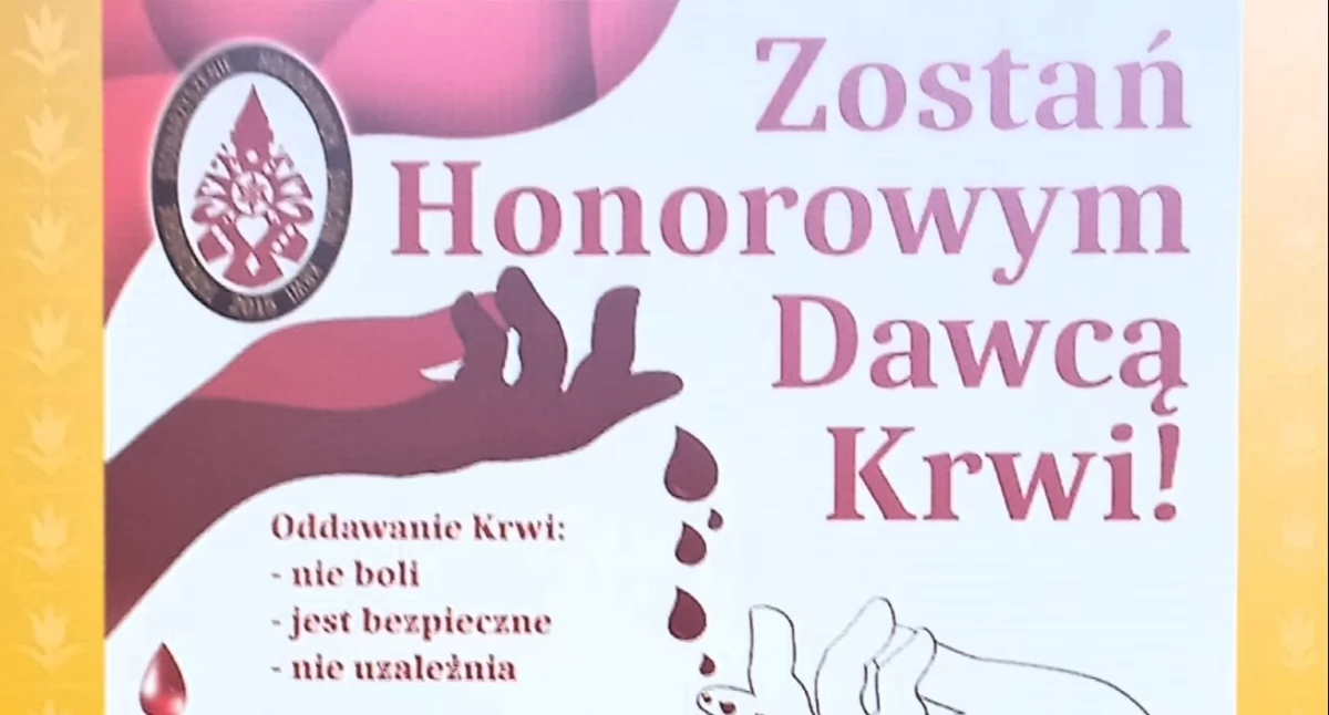 Sprawy lokalne, Zostań Honorowym Dawcą Krwi! - zdjęcie, fotografia