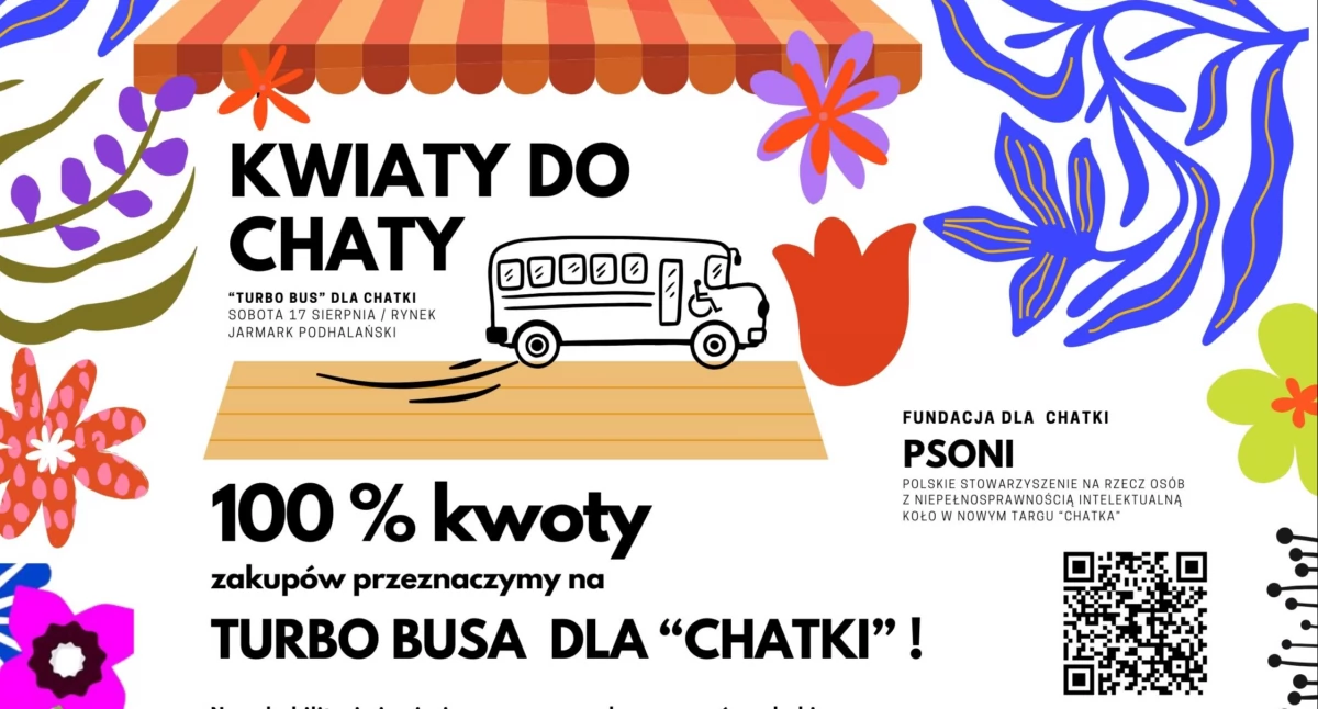 Pomoc charytatywna, Dobroczynne stoisko Fundacji Chatki Jarmarku Podhalańskim - zdjęcie, fotografia