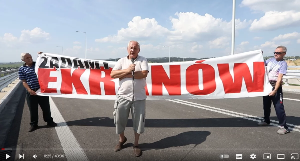 Sprawy lokalne, Mieszkańcy Nowego Targu mierzą decybele zakopianka hałasuje zniesienia - zdjęcie, fotografia