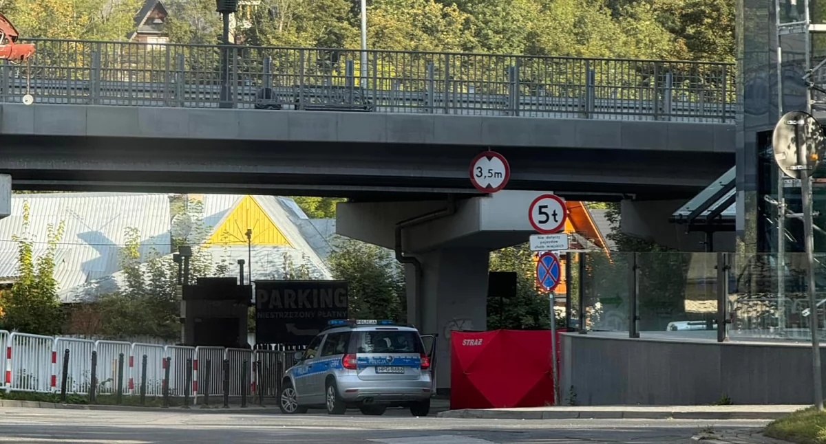 Akcje ratunkowe, Śmierć estakadą Zakopanem - zdjęcie, fotografia