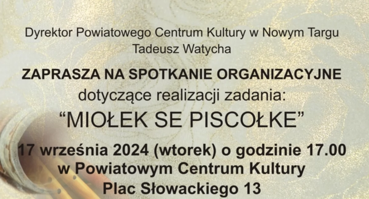 Warsztaty, Miołek piscołke spotkanie organizacyjne - zdjęcie, fotografia
