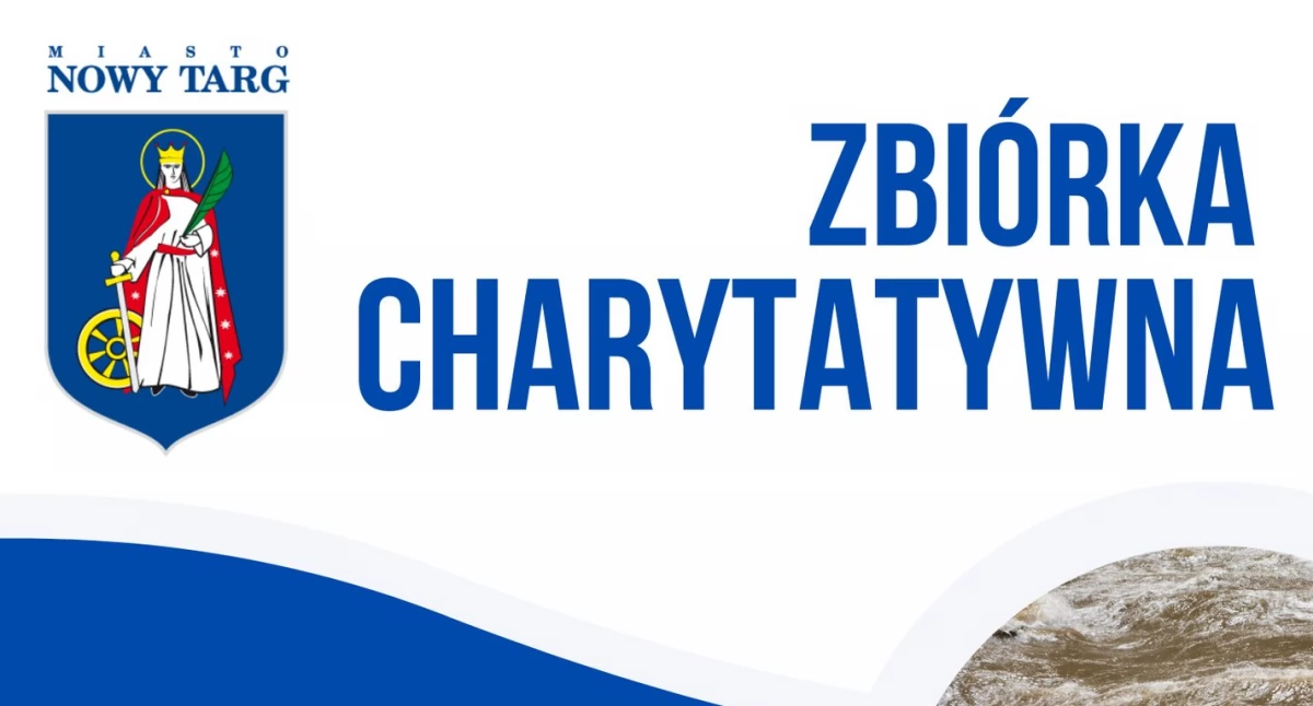 Pomoc charytatywna, Zbiórka darów powodzian magazyny Nowym Targu - zdjęcie, fotografia