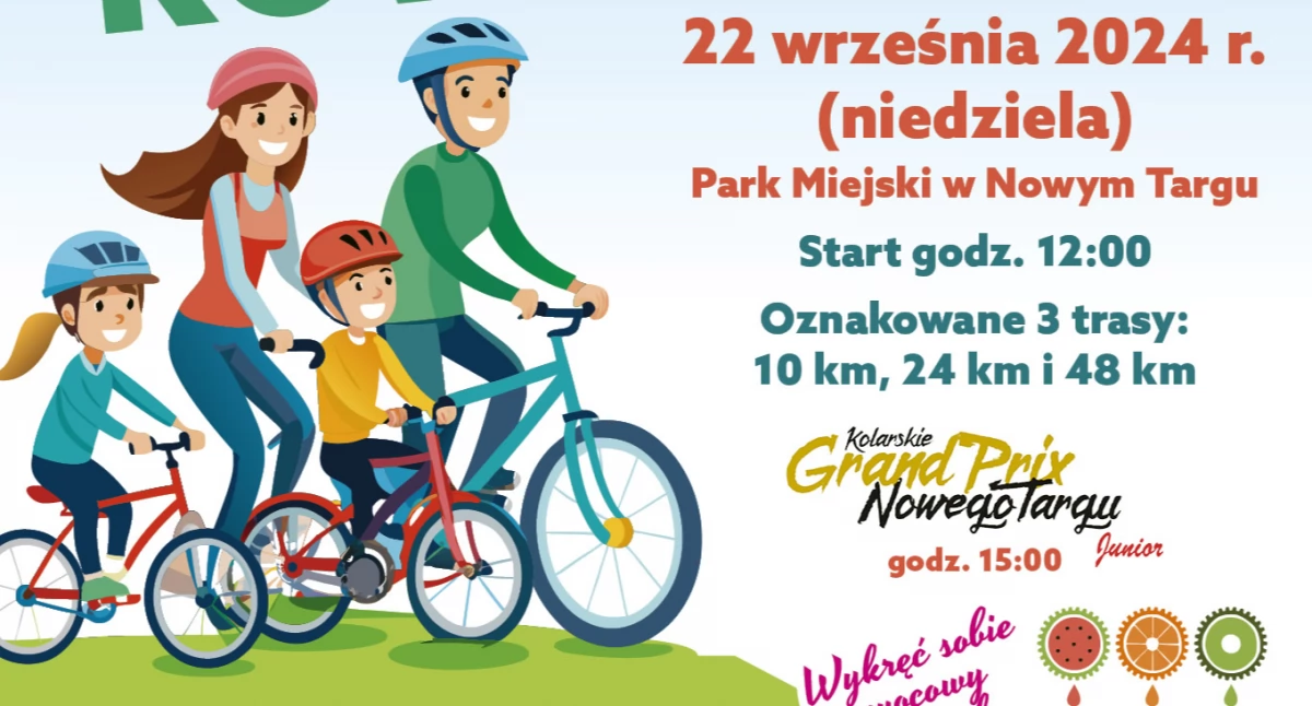 Rowery, Rodzinny Rowerowy Nowym Targu niedzielę - zdjęcie, fotografia