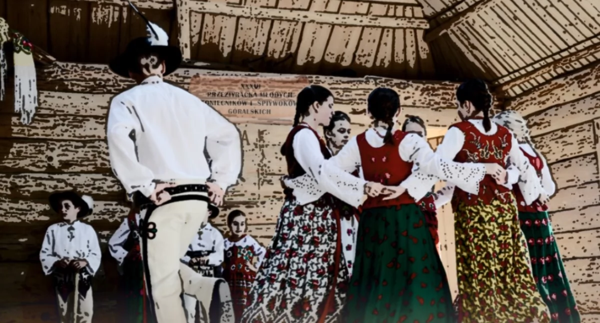 Folklor, Zaproszenie XXXVI Przeziyracke Młodych Toniecników Śpiywoków Góralskich Ratułowie - zdjęcie, fotografia