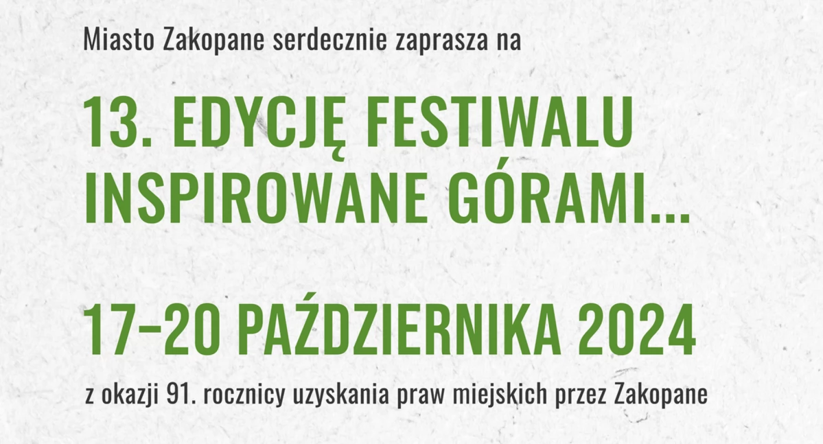 Festiwale, Festiwal Inspirowane Górami Macieja Berbeków - zdjęcie, fotografia