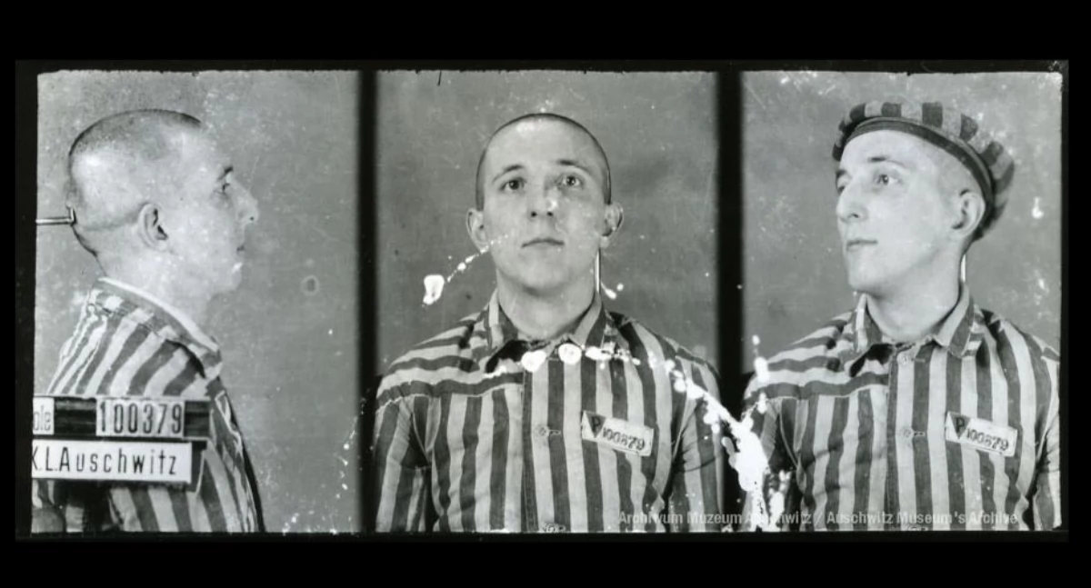 Historia i pamięć, rocznica urodzin podporucznika Eugeniusza Bachledy Curusia więźnia niemieckiego obozu koncentracyjnego Auschwitz - zdjęcie, fotografia