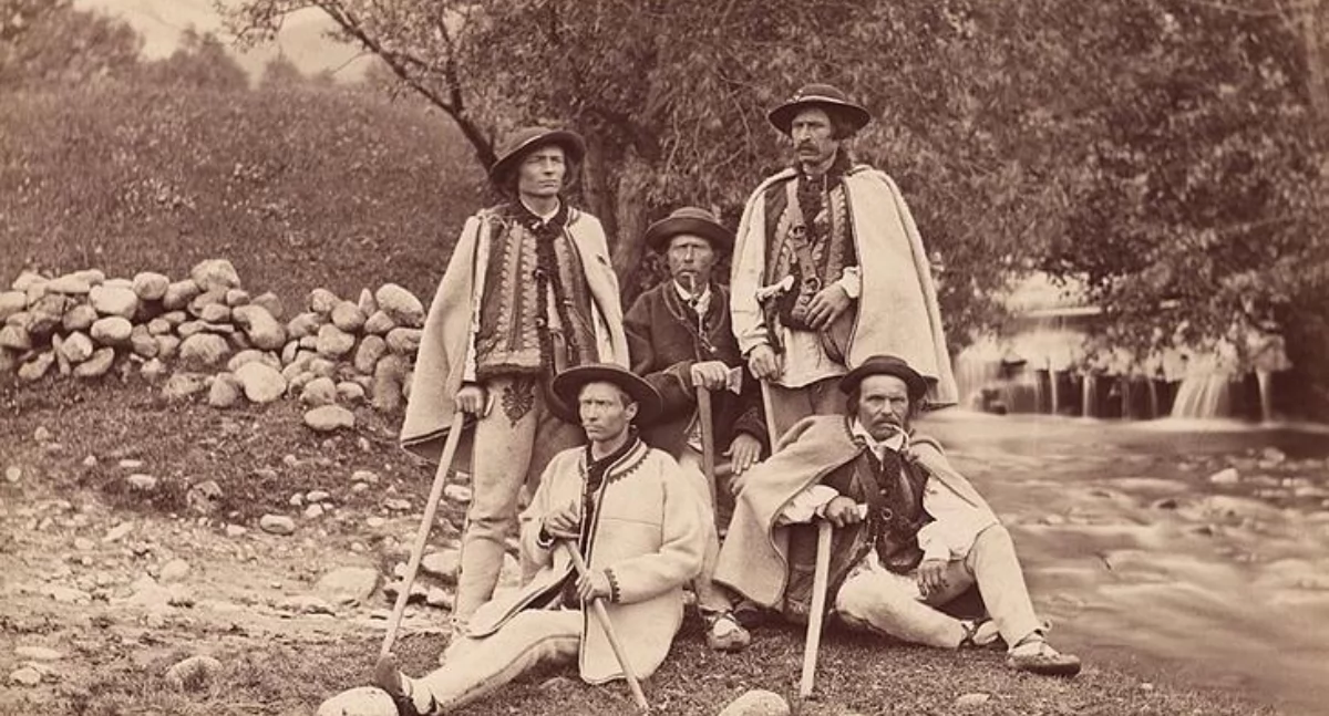 Fotografia: Przewodnicy tatrzańscy, Awit Szubert (ok. 1877). Źródło: CBN Polona.