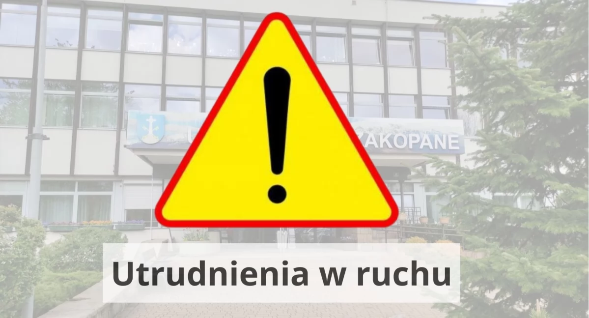 Drogi, Zmiana organizacji ruchu skrzyżowaniu Krupówki Tetmajera Zamoyskiego Witkiewicza - zdjęcie, fotografia