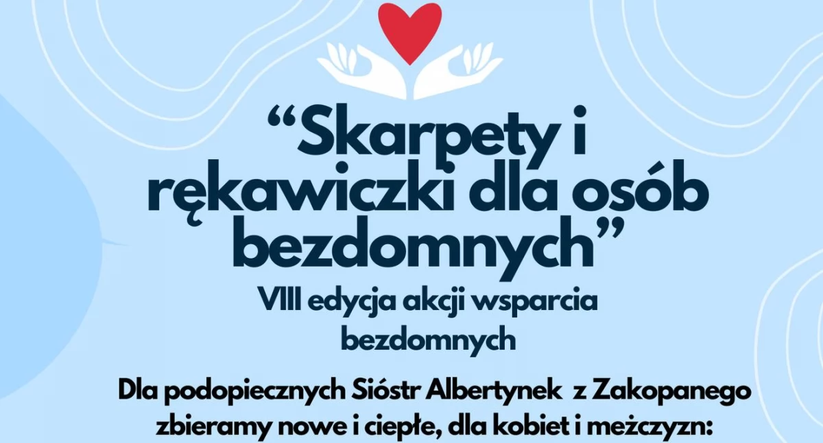 Pomoc charytatywna, Rusza edycja akcji Skarpety rękawiczki osób bezdomnych - zdjęcie, fotografia