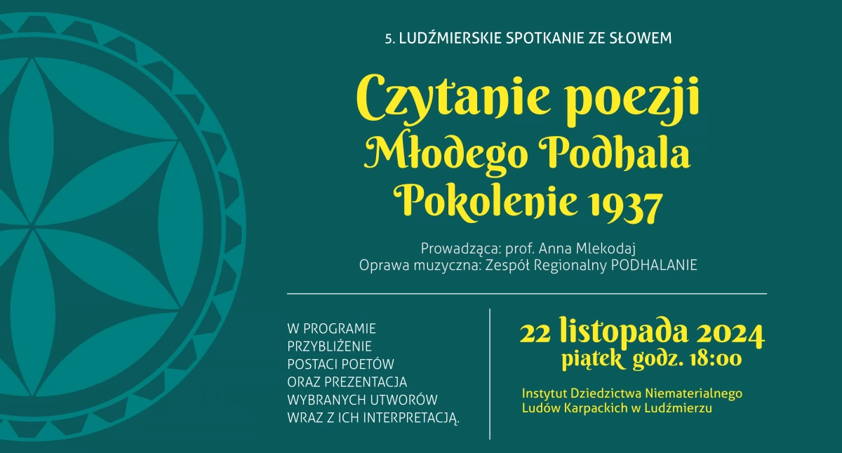 Spotkania, „Czytanie poezji Młodego Podhala Pokolenie 1937” - zdjęcie, fotografia