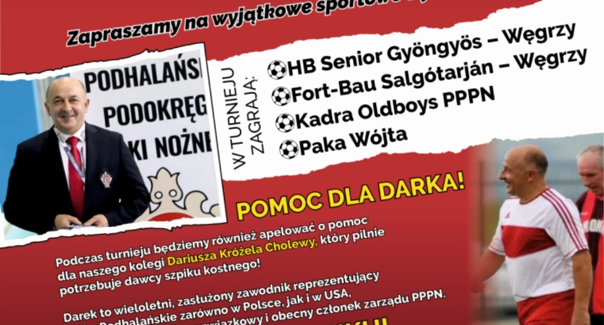 Pomoc charytatywna, Międzynarodowy Turniej Oldboyów Niedzicy Darka - zdjęcie, fotografia