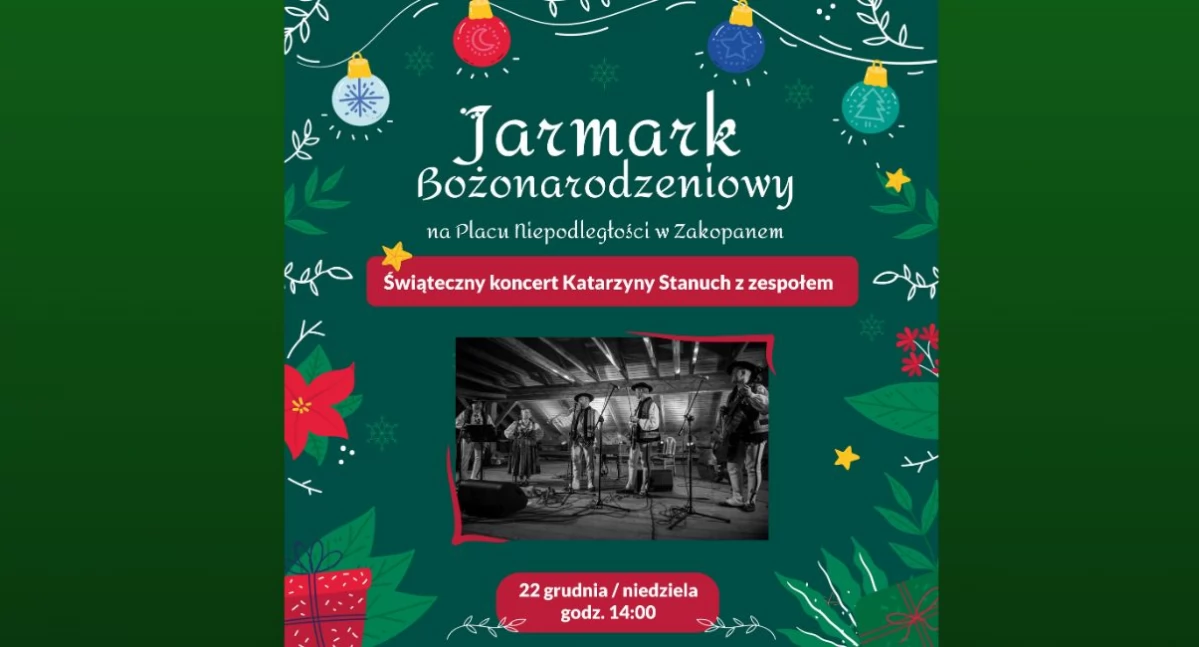 Koncerty, Zaproszenie koncert Katarzyny Stanuch zespołem - zdjęcie, fotografia