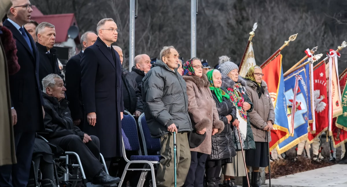 Historia i pamięć, Krwawa Wigilia Ochotnicy Prezydent oddał hołd ofiarom brutalnej pacyfikacji sprzed - zdjęcie, fotografia