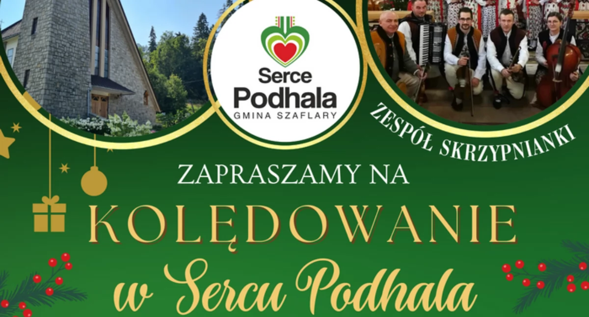 Występy, Kolędowanie Sercu Podhala zaproszenie - zdjęcie, fotografia